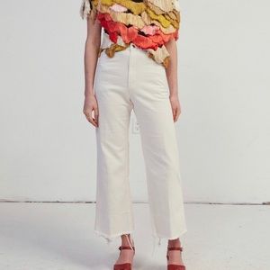 Rachel Comey White Denim Legion Pant